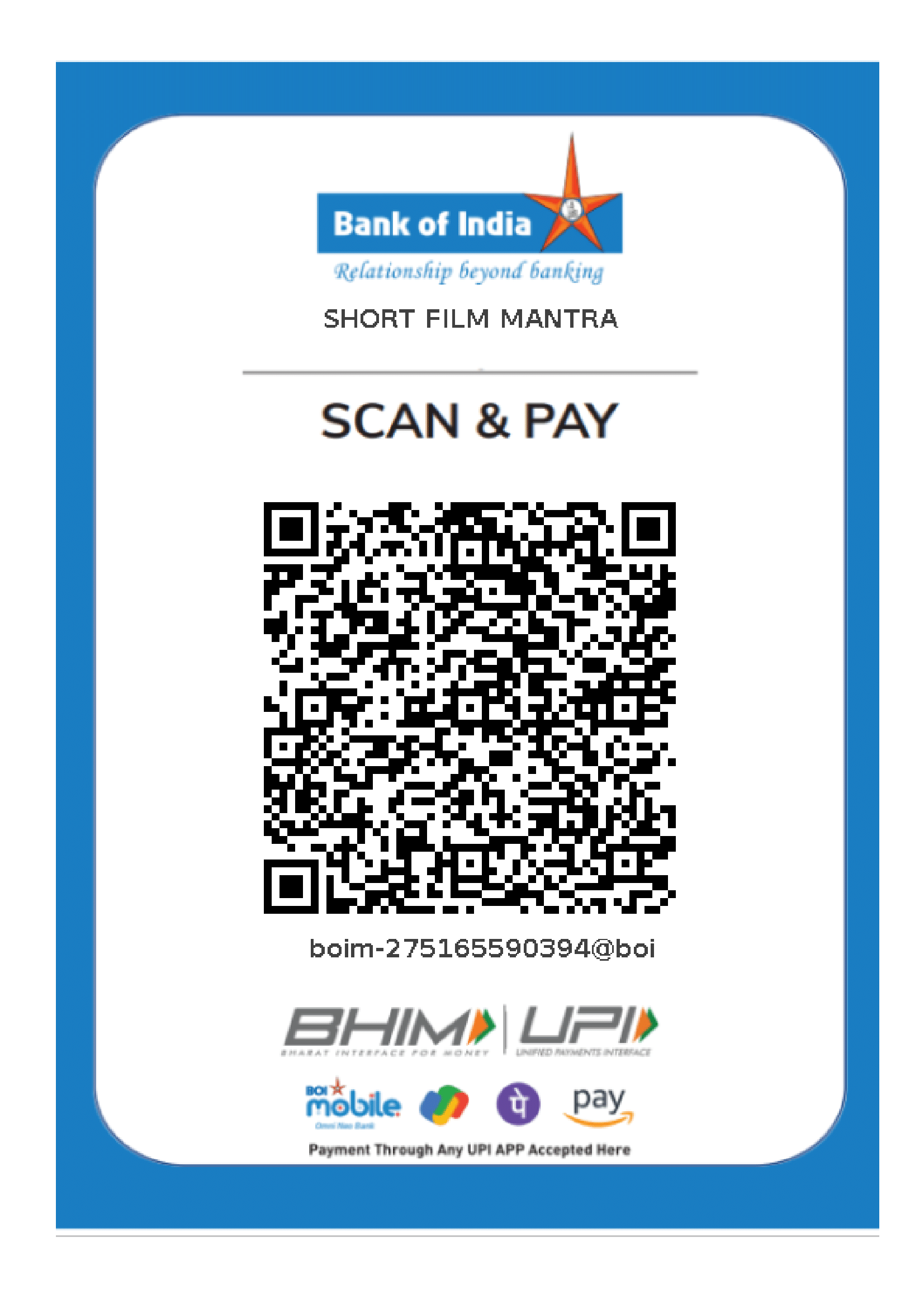 Payment QR Code